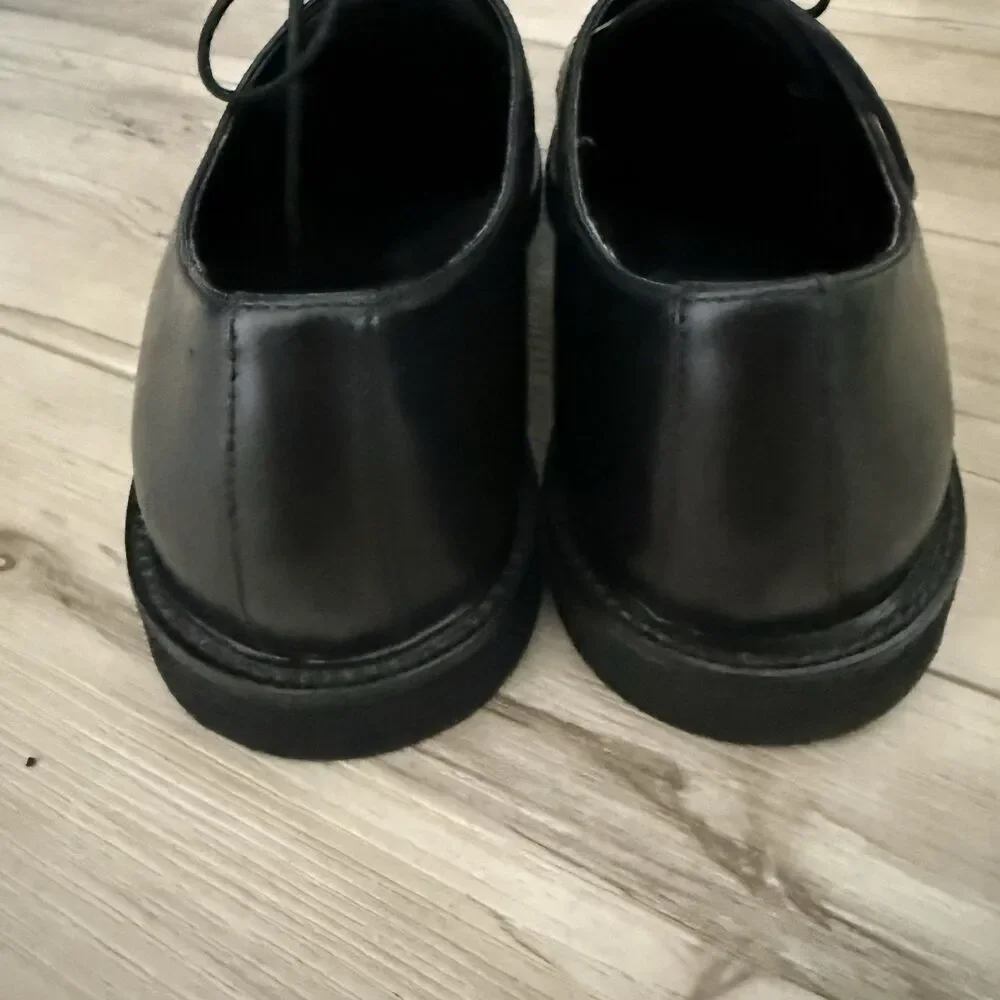 Thom McAn Corey Black Business Dress Shoes Classic Leather Shoes size 10.5
